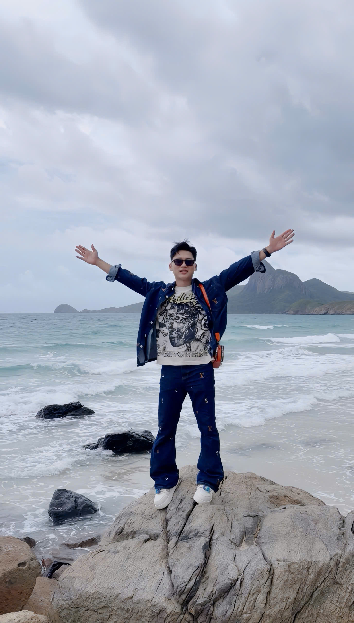 Trương Văn Hiệu tại biển